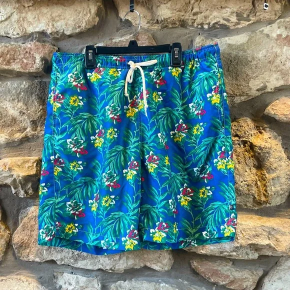 Ralph Lauren Chaps Swim Trunks Floral shorts - Picture 1 of 5
